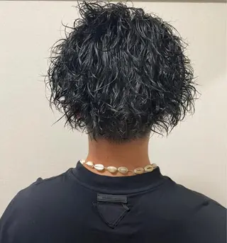 パーマ メンズ ꧁𐬹川端 さくら𐬹꧂のヘアスタイル