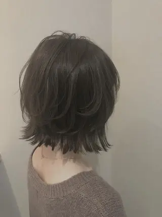 ミディアム ショート✨顔まわり マツモト ショウゴのヘアスタイル