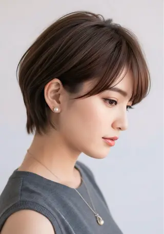 ショート 似合わせのプロ🌿 ショート/銀座/れんのヘアスタイル