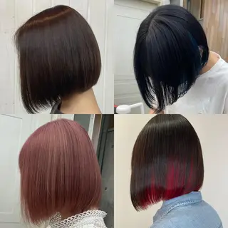 ミディアム カラー HIKARU副店長/ ✨️髪質改善のヘアスタイル