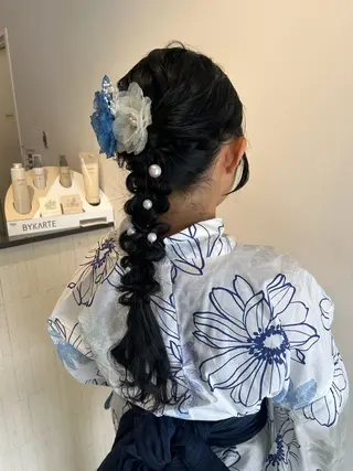 ヘアアレンジ 園田 朱理のヘアスタイル