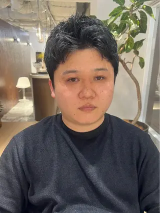 ショート メンズ 梅田茶屋町メンズ 専門美容師 山元一平のヘアスタイル