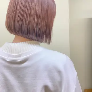 ミディアム パーマ カラー beauty beast 浦添店のヘアスタイル