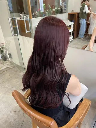 ロング カラー 山下 悠月のヘアスタイル
