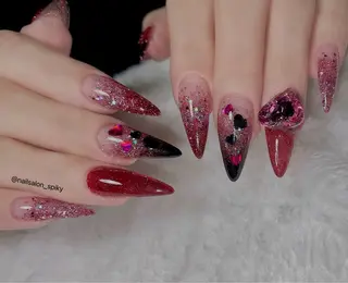 ネイル Spiky とうげ ふうかのネイルデザイン