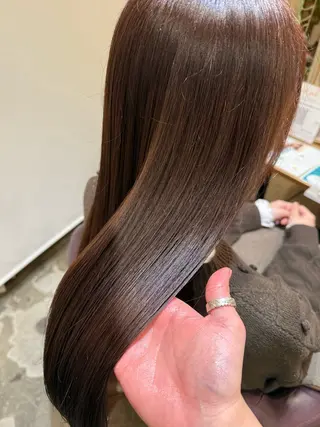 カラー 【透明感カラー】 上村響月のヘアスタイル