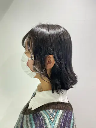 ショート カラー パーマ ヘアアレンジ ネイル マツエク・マツパ 韓国風ベージュ🤎 赤みなし🌿横浜🤎のヘアスタイル