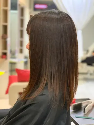 ミディアム 山中 亮司のヘアスタイル