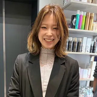 ミディアム ショート職人 美容師【KENTA】のヘアスタイル