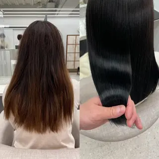 ロング 韓国風🤍 イワサキ　リコ🍒のヘアスタイル