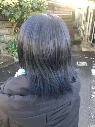 カラー ダブルスキルエクステ /羽エクステ白石宇由のヘアスタイル