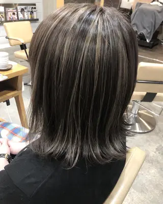 ミディアム カラー 🌼圧倒的な口コミ数 BRAVE柏東口のヘアスタイル