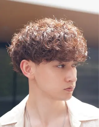 パーマ メンズ 👑メンズパーマ屋 👑/栄/馬場斗生のヘアスタイル