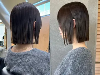 ミディアム カラー 畔上 尚也のヘアスタイル