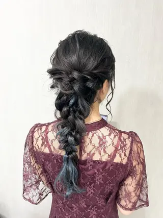 ロング ヘアアレンジ ヘアセット専門店 Rのヘアスタイル