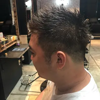 ショート メンズ 縮毛矯正×髪質改善 店長　DAITOのヘアスタイル