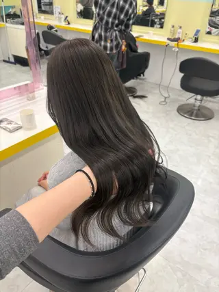 ロング カラー ベージュ×レイヤー 🤎横浜/miu🤎のヘアスタイル