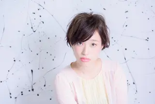 ショート カラー パーマ ヘアアレンジ 【白髪ぼかし 専門GBG】自由が丘のヘアスタイル