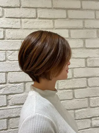 ショート シモカワ マシロのヘアスタイル