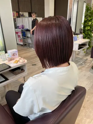 ショート カラー ムトウ リンカのヘアスタイル