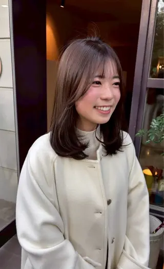 カラー YOKE /桃山台 /iori‎✦.˚◦のヘアスタイル