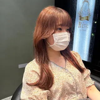ロング 縮毛矯正・似合わせ タナカ レイヤのヘアスタイル