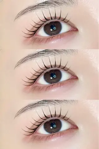 マツエク・マツパ MAUMU eyelash&eyebrow salon所属・𝙈𝙖𝙠𝙤 ꨄ 束感まつ毛 ꨄ北堀江のマツエク・マツパデザイン
