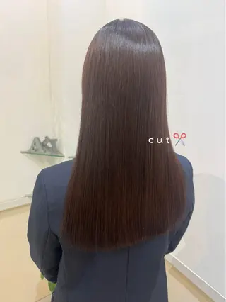 ロング 透明感カラー🧁🩰 🫧仲松良菜🎀のヘアスタイル