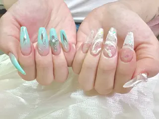 ネイル lucky nail 歌舞伎町のネイルデザイン