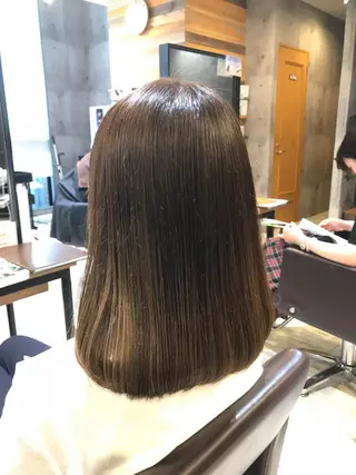 ミディアム カラー パーマ ヘアアレンジ メンズ キッズ ネイル マツエク・マツパ EnBlesS西宮 マンツーマン神道有基のヘアスタイル