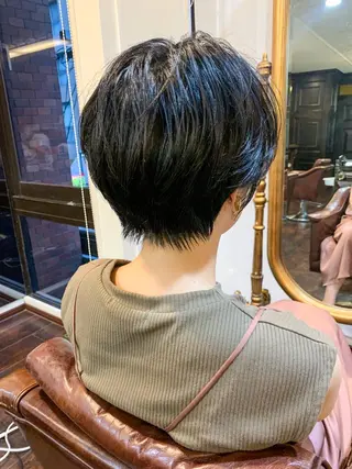 ショート 丹羽大喜 縮毛矯正/美髪矯正のヘアスタイル