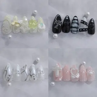 ネイル ユカ‎𖤐y2k/ 堺筋本町/心斎橋のネイルデザイン