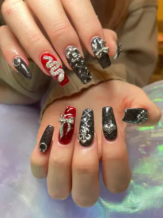 ロング nina beautyのネイルデザイン