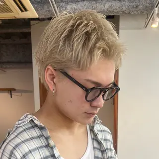 ショート 大人メンズヘア メンズパーマSHUNのヘアスタイル