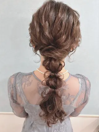 ロング ヘアアレンジ 大阪/ヘアアレンジ /似合わせset💐のヘアスタイル