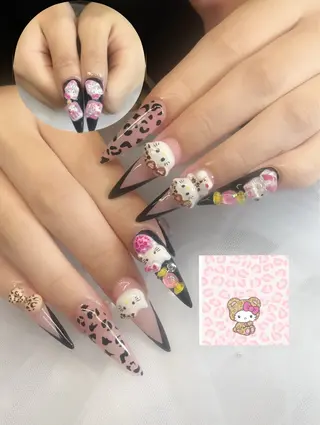 ネイル ハイネイル 自宅サロンのネイルデザイン