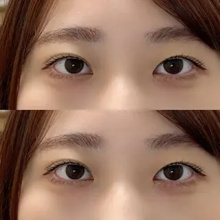 マツエク・マツパ 束感まつ毛／艶カラー おがたゆうか🎀‎のマツエク・マツパデザイン