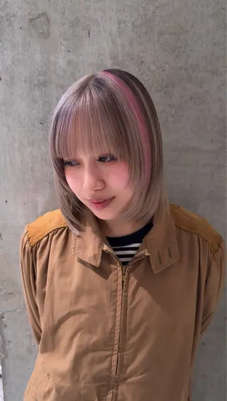 カラー ハイトーン特化 名古屋/たまきのヘアスタイル