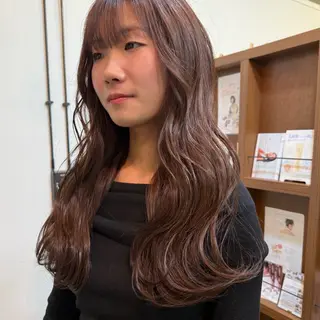 ロング カラー shin enom yuukaのヘアスタイル