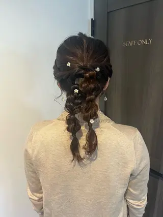 ヘアアレンジ 塩見 千晶のヘアスタイル