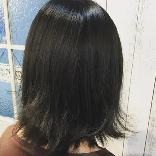 ミディアム カラー 金崎 新吾のヘアスタイル