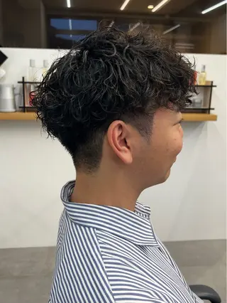 パーマ メンズ Ore🫧タナカマヤ /柔らかい質感カラーのヘアスタイル