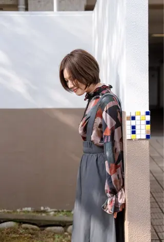 ショート カラー 北川 泰之のヘアスタイル