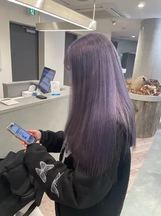 ロング ♡似合わせハイトーン ♡maiのヘアスタイル