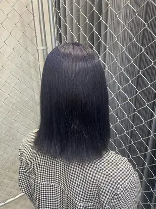 ミディアム カラー 漆崎 相美のヘアスタイル
