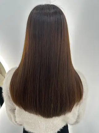 セミロング aini上本町店所属・aini上本町 吉元直明のヘアスタイル