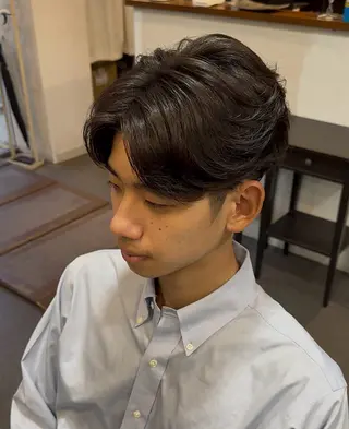 パーマ メンズ 年間2000名担当◎ パーマ職人/仲原佑樹のヘアスタイル