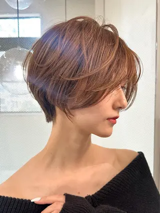 ショート taiga レイヤー /髪質改善/矯正🌈のヘアスタイル