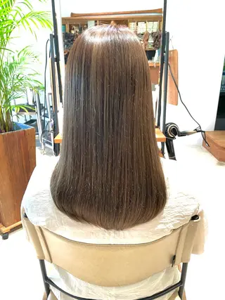 ロング カラー パライソ竜美丘店 中根 奈緒のヘアスタイル