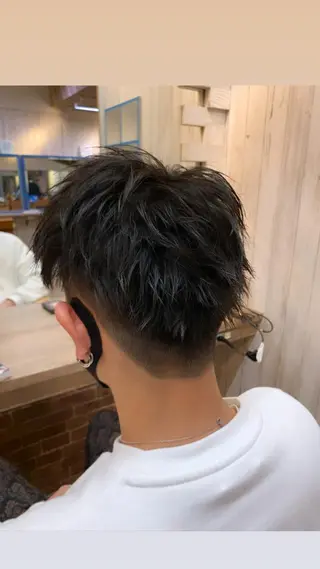 ショート メンズ 山本 陸央のヘアスタイル